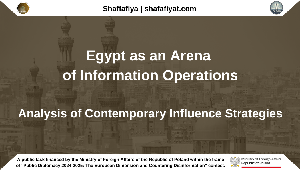 Egypt as an Arena of Information Operations – Analysis of Contemporary Influence Strategies