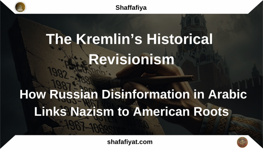 The Kremlin’s Historical Revisionism: How Russian Disinformation in Arabic Links Nazism to American Roots