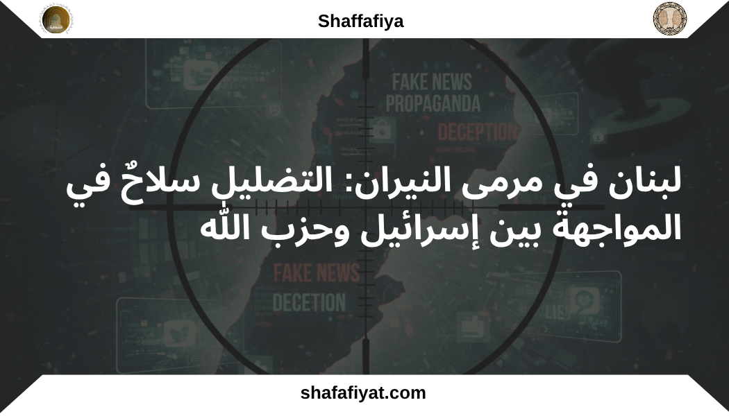 لبنان في مرمى النيران: التضليل سلاحٌ في المواجهة بين إسرائيل وحزب الله