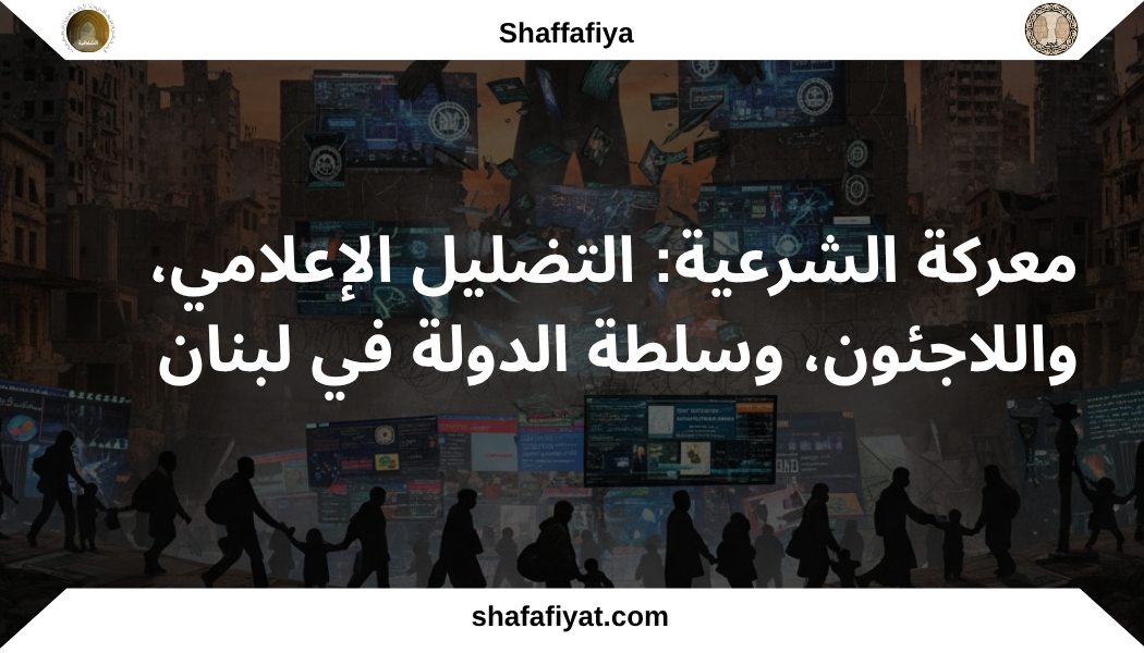 معركة الشرعية: التضليل الإعلامي، واللاجئون، وسلطة الدولة في لبنان