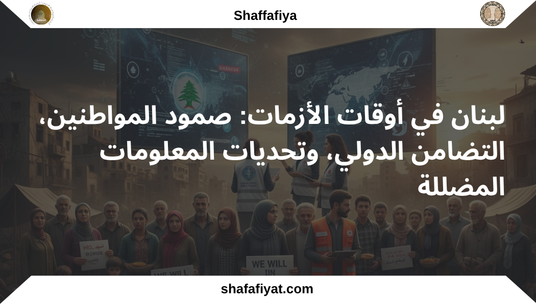 لبنان في أوقات الأزمات: صمود المواطنين، التضامن الدولي، وتحديات المعلومات المضللة